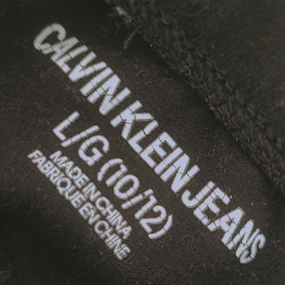 94% cotton• Calvin Klein•Black•Leggings - Picture 3 of 3